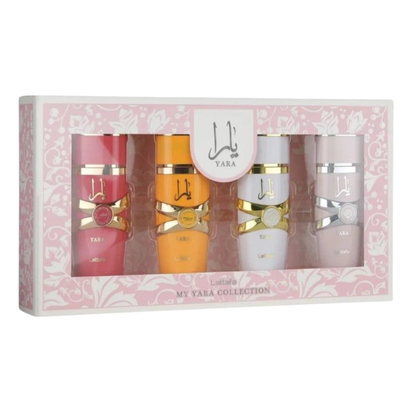 Lattafa Yara Geschenkset 4x 25 ml Eau de Parfum Candy, Yara, Moi, Tous