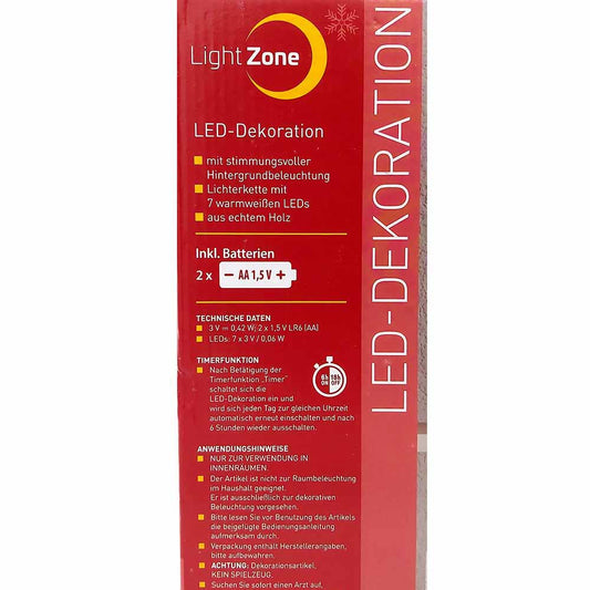 LED Dekoration mit 7 Leds