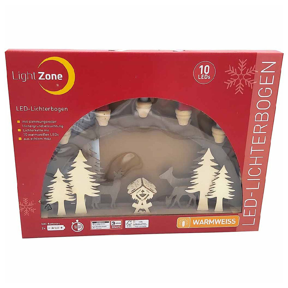 LED Lichterbogen 10 LEDs Warmweiss