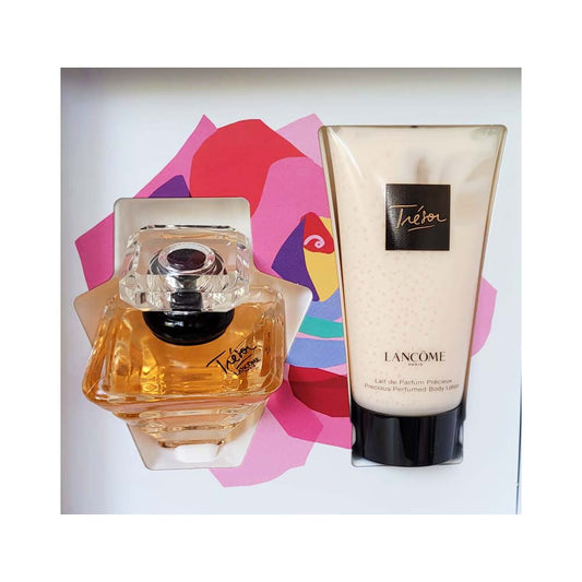 LANCÔME Trésor L'eau de Parfum 30 ml  50 ml Body Lotion Geschenkset