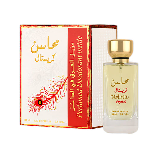 Lattafa Mahasin Crystal Red EDP 100 ml + DEO Spray 75 ml