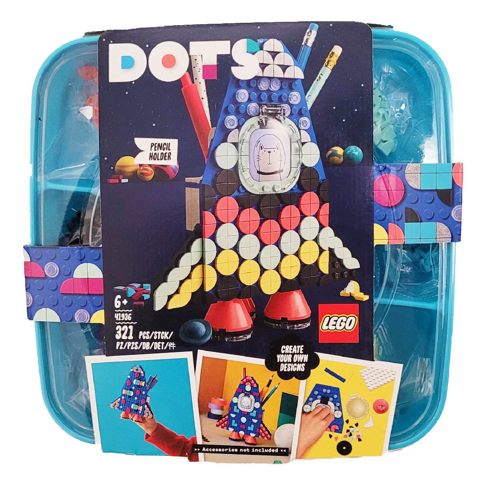 LEGO DOTS Raketen Stiftehalter 41936