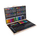 Artist’s Set Zeichen & Malkoffer 188-teilig im tragbaren Holzkoffer