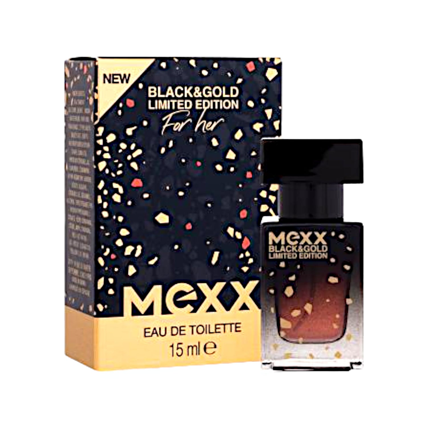 Mexx Black & Gold Limited Edition Woman Eau de Toilette 15ml