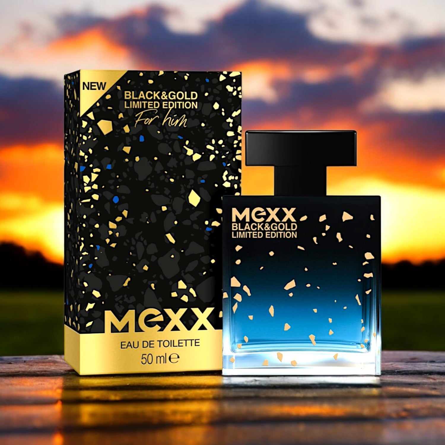 Mexx Black & Gold Limited Edition Eau de Toilette 50ml