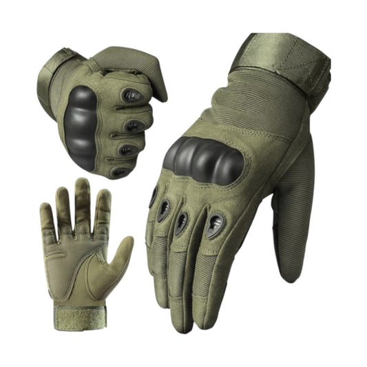 Motorrad Schutzhandschuhe Militärische Handschuhe Gr. XL Grün