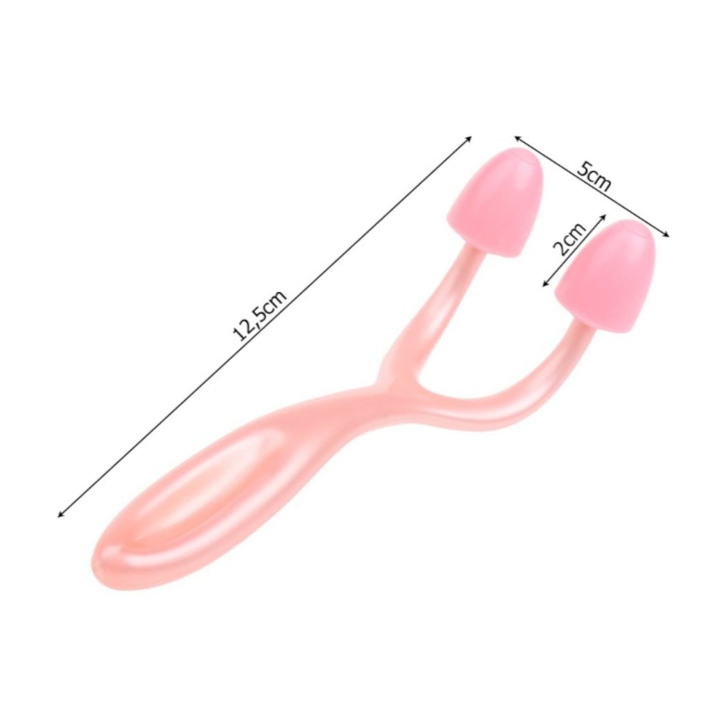 Nasenformer Massagegerät mit Roller – Nasenlifting ohne OP Rosa