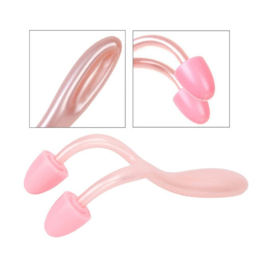 Nasenformer Massagegerät mit Roller – Nasenlifting ohne OP Rosa