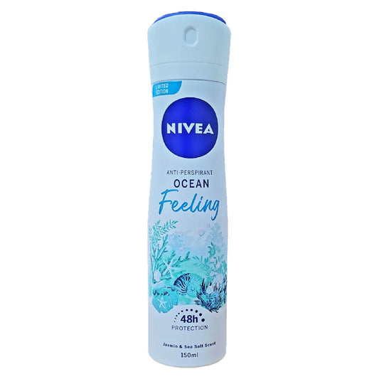 NIVEA Ocean Feeling Anti Transpirant - Deo Spray Jasmin & Sea Salt Scent 150 ml