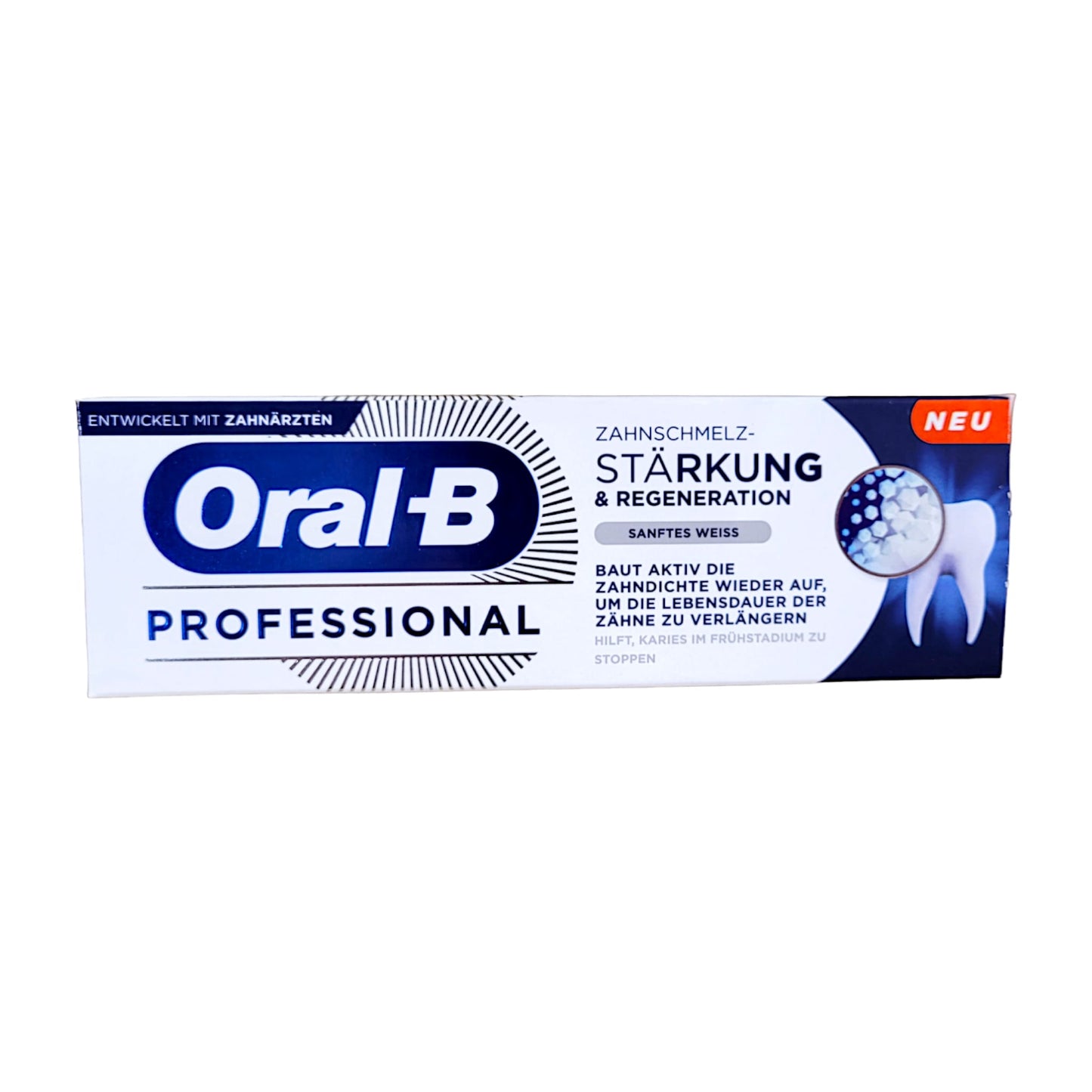 Oral B Professional Zahncreme Sanftes Weiss 75ml MHD:30.6.24