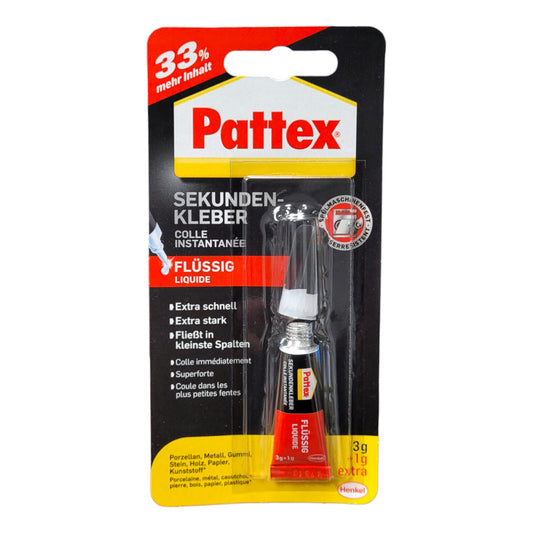 Pattex Sekundenkleber flüssig +33% mehr 4g
