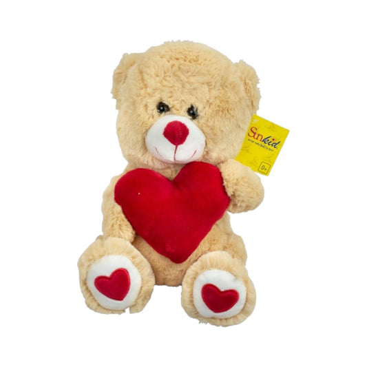 Plüschtiere mit Herz Kuscheltier Geschenk 25 cm 4süße Designs 1 Stk.