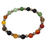 Regenbogen-Armband aus Naturstein
