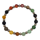 Regenbogen-Armband aus Naturstein