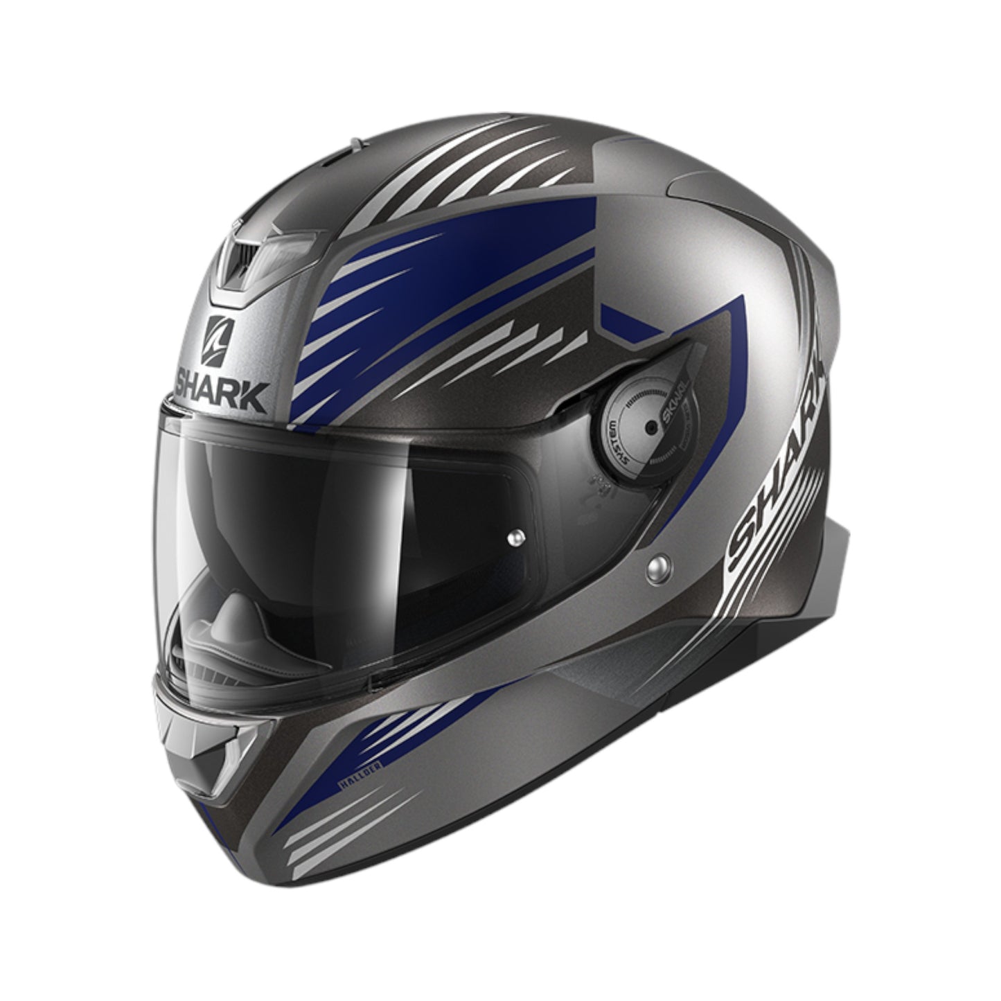 SHARK Skwal 2.2 Hallder Matt Anthracite-Blue-Anthracite ABA Gr. XL