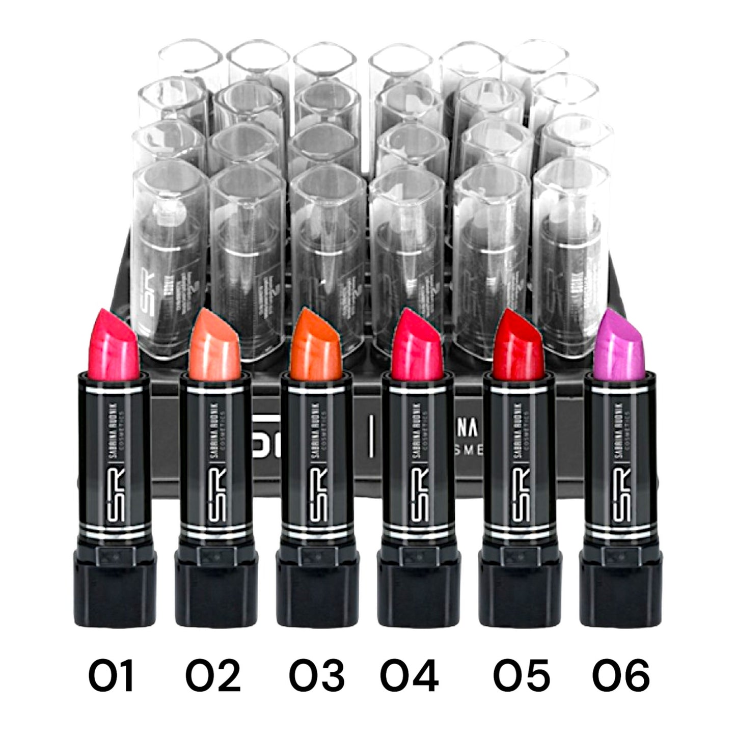 Sabrina Rudnik Lippenstift No. 1 bis 6 Mix Farbe 6 Stk