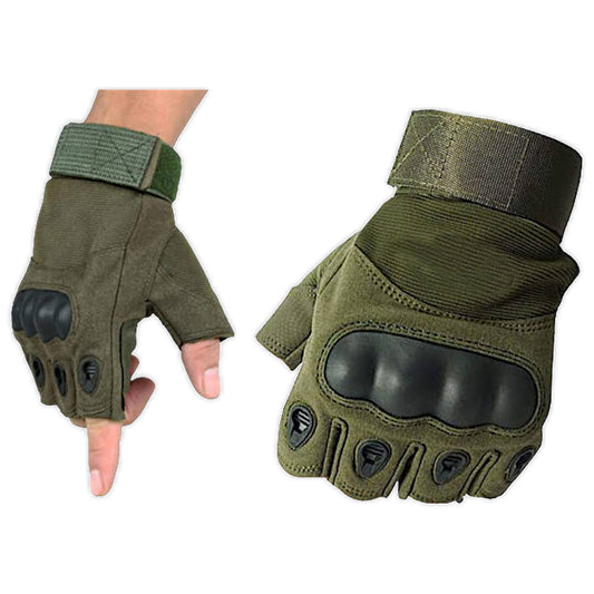 Taktische Militärische Handschuhe Fingerlose Kampfhandschuhe XL