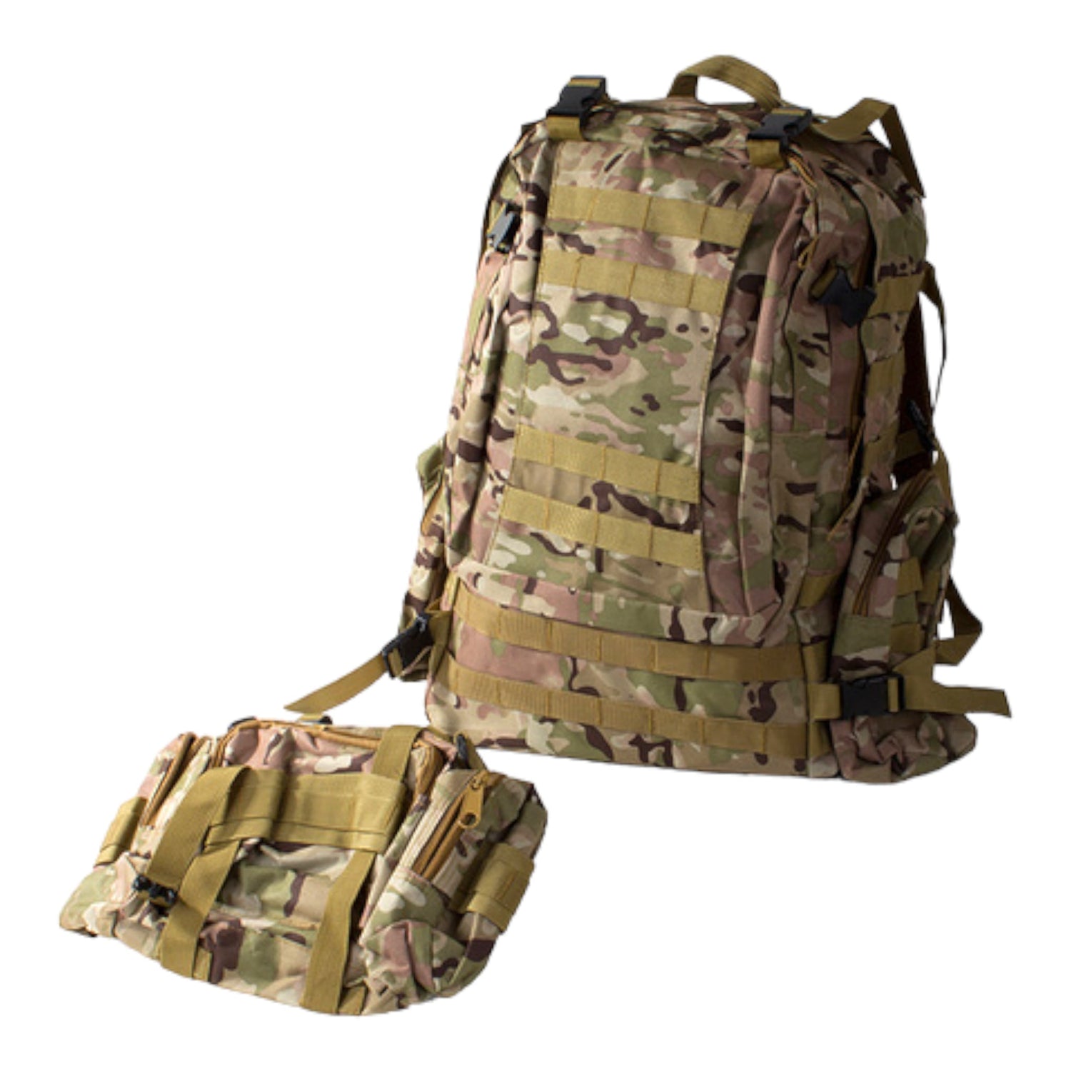 Taktischer Militär Rucksack Commando Survival Wasserdicht 48,5L – Da Meso