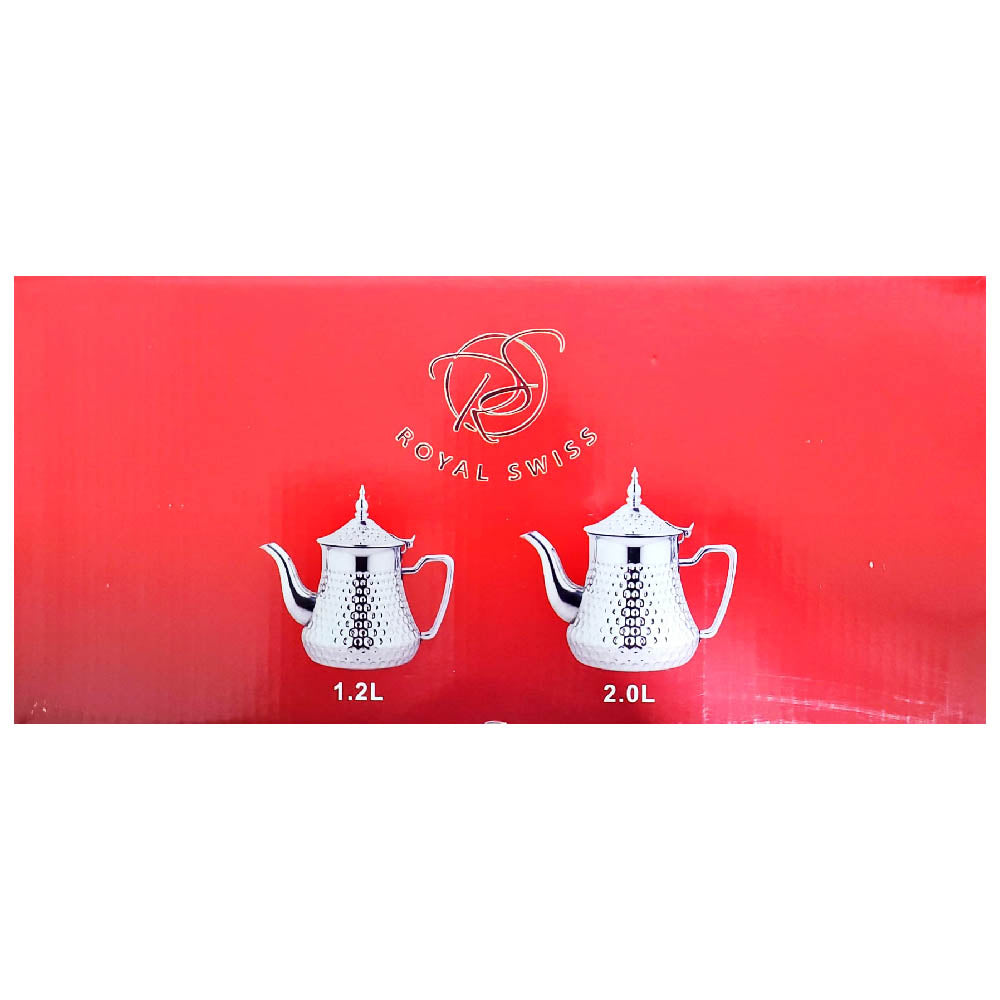 2x Marokkanische Teekanne Caydanlik Set von Royal Swiss