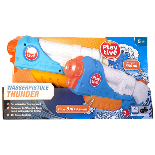 Wasserpistole Thunder bis 9 meter Reichweite Playtive
