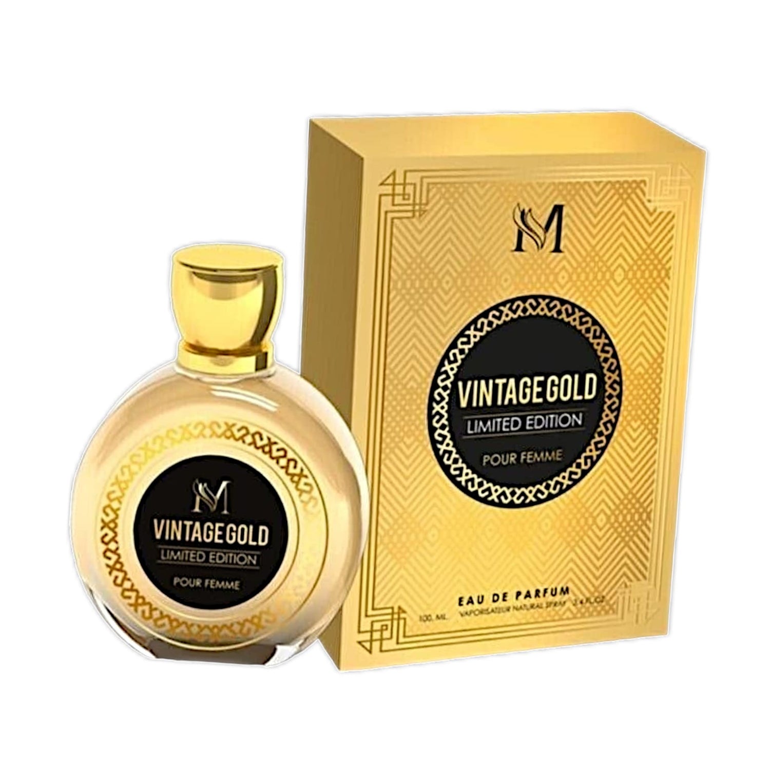 Montage Brands Vintage Gold Limited Edition Pour Femme Eau de Parfum 100 ml