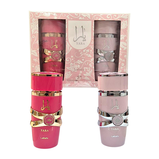 Lattafa Yara Set  2x100ml,  4x5ml oder 4x25ml Eau de Parfum Geschenkset