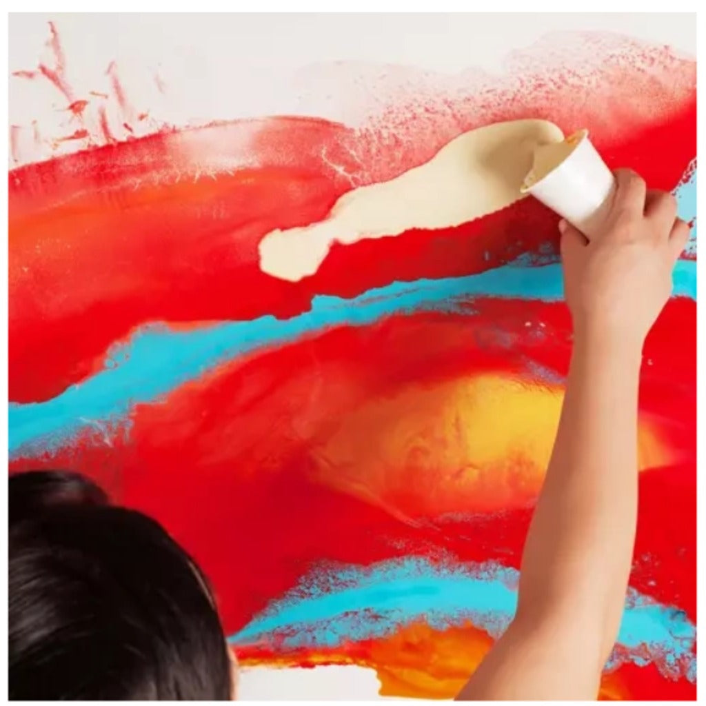 Maaleo Acrylfarben Set 12 Tuben à 100 ml – bunte Künstlerfarben wasserfest für Leinwand, Holz und Papier – Bild 3