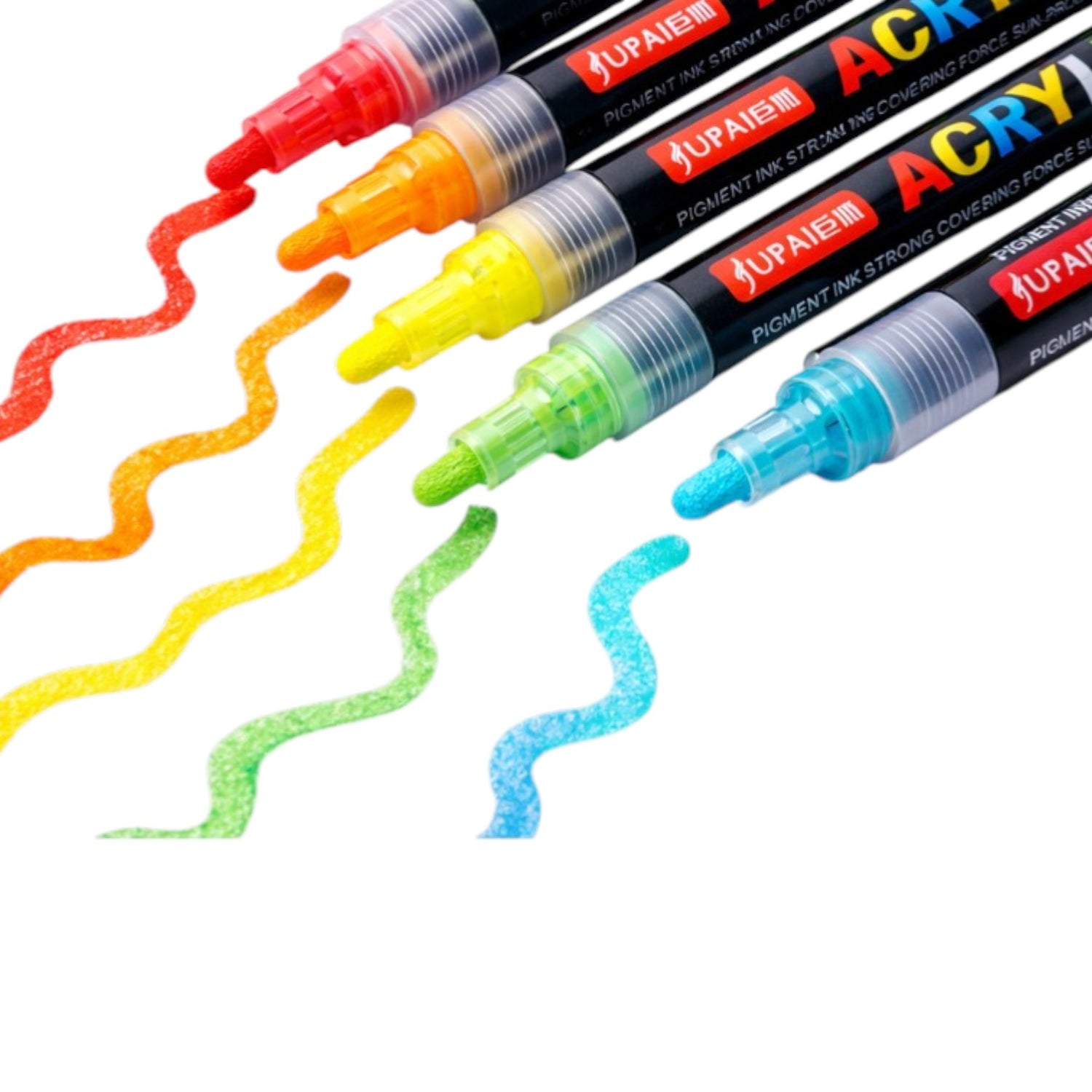 Acrylmarker Set 12 - 24 Stück Wasserfeste Marker für Stein, Holz, Glas