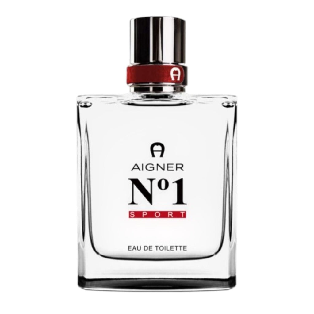 Aigner No 1 Sport Pour Homme Eau de Toilette 100 ml – frischer Herrenduft mit Grapefruit, Kardamom und Leder