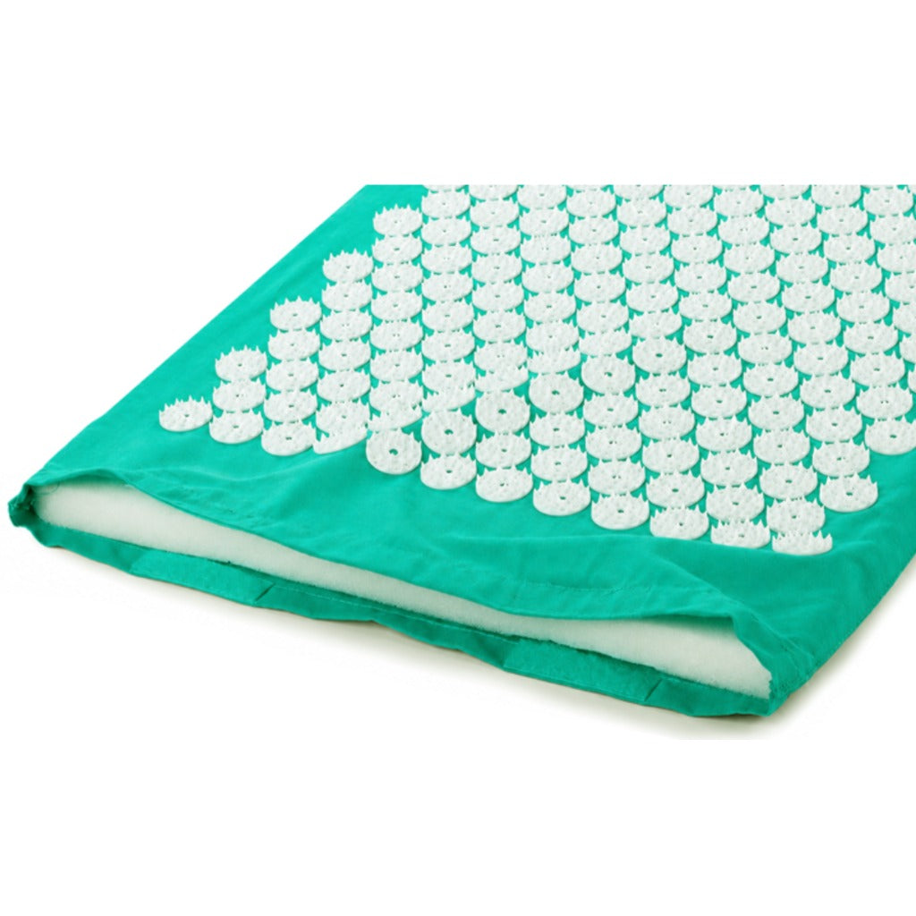 Akupressurmatte grün 65x41 cm mit 230 Massagerosetten – Nadelmatte für Rücken, Nacken und Entspannung – Bild 4