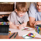 Alkoholmarker Set 80 Farben doppelseitige Twin Marker mit Etui – 6 mm und 1 mm Spitze für Kinder und Erwachsene – Bild 10