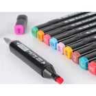 Alkoholmarker Set 80 Farben doppelseitige Twin Marker mit Etui – 6 mm und 1 mm Spitze für Kinder und Erwachsene – Bild 6