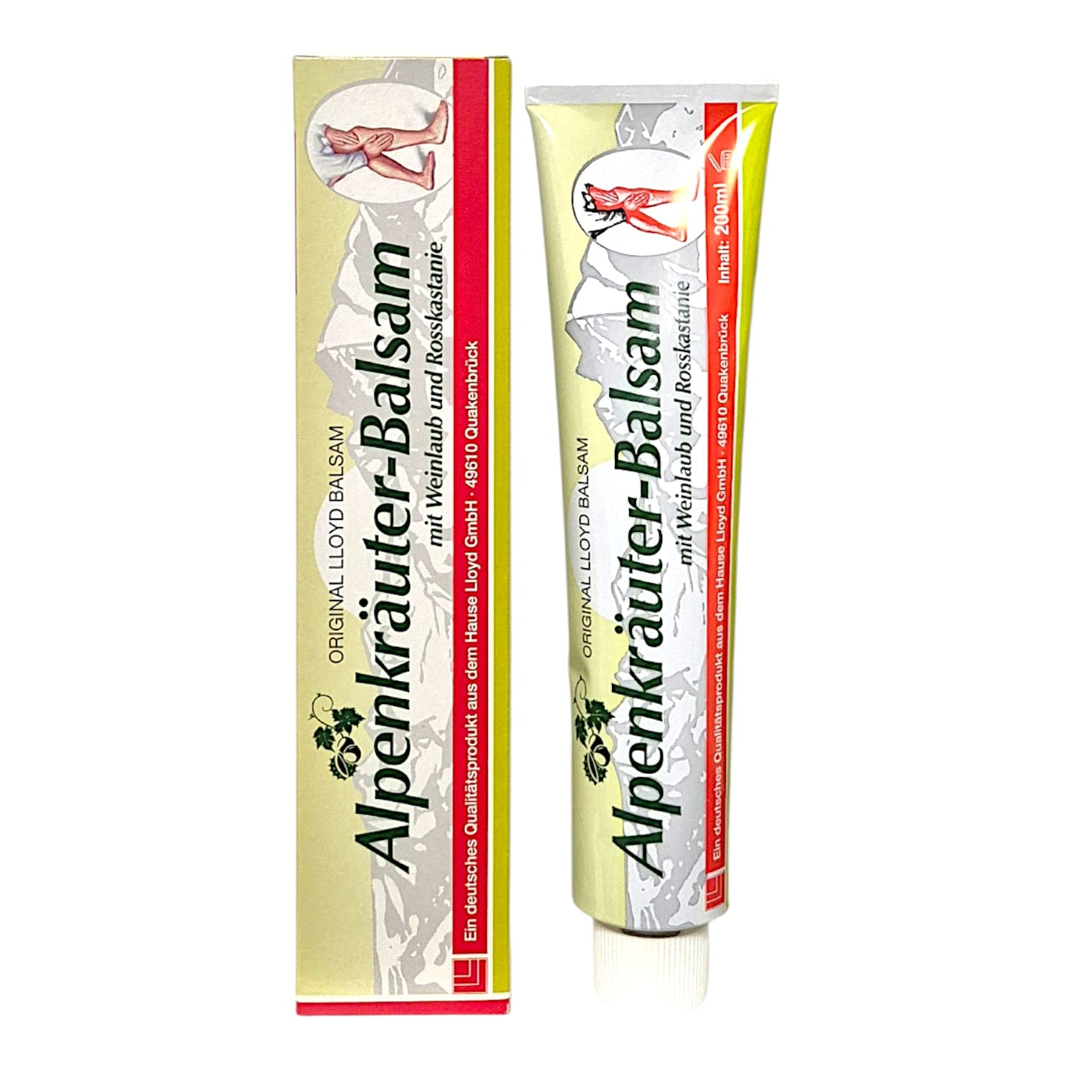 Alpenkräuter Balsam Mit Weinlaub Rosskastanie LLOYD BALSAM 200 ml