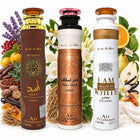 Lattafa Ana Abiyedh Poudree Fakhar Femme Asad Bourbon Raumspray 3x300ml – orientalisches Raumduft-Set – Bild 2