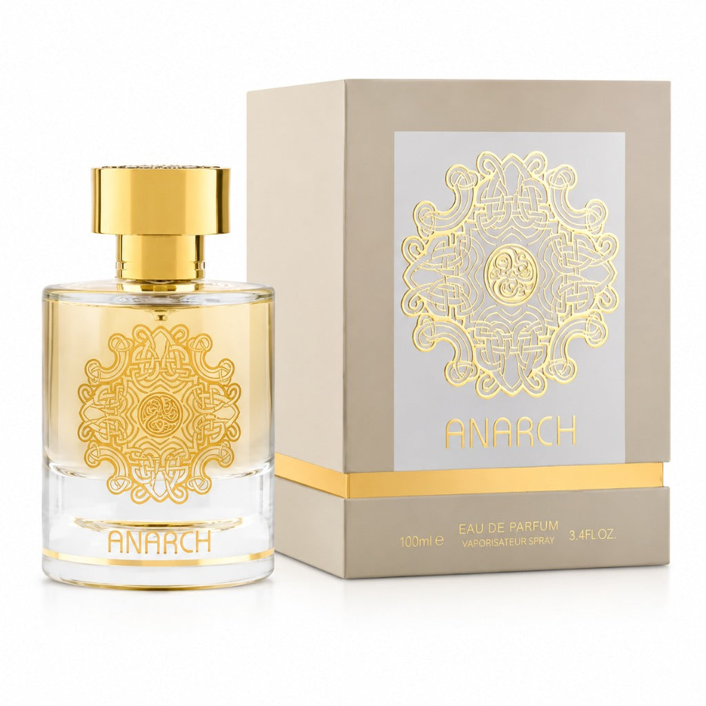 Maison Alhambra Anarch Eau de Parfum 100 ml – orientalisch-würziger Unisex-Duft mit Tabak, Leder und Agarholz