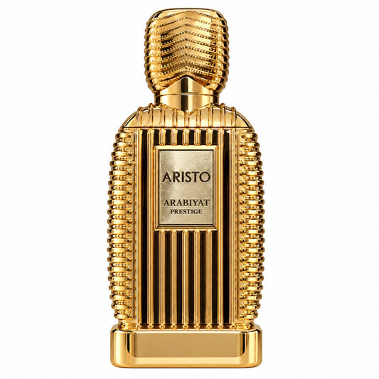 Arabiyat Prestige Aristo Eau de Parfum 100 ml – orientalischer Unisex-Duft mit Zitrone, Jasmin und Sandelholz