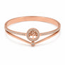 Armreif Lebensbaum Roségold mit Strass – Eleganter Damen-Armschmuck als Geschenk