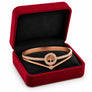 Rose gold Tree of Life bangle with rhinestones – Elegant women's bracelet as a gift