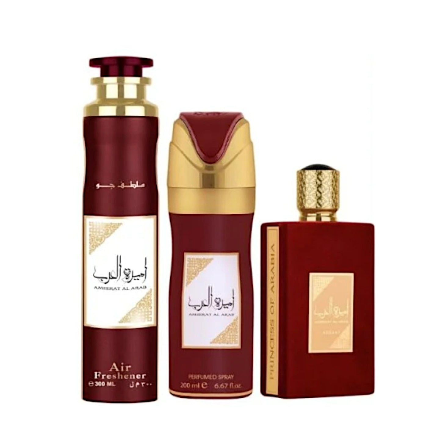 Asdaaf Ameerat Al Arab SET Eau de Parfum 3 Teilig