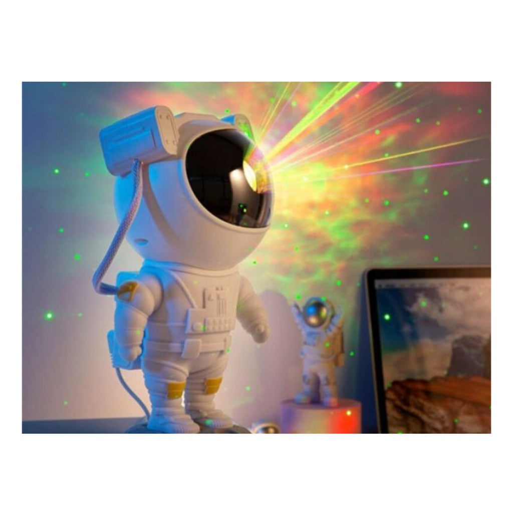 Astronaut Sternenprojektor mit Fernbedienung – LED Galaxy Nachtlicht mit Nebeleffekt, Timer, 23 cm, für Schlafzimmer und Kind – Bild 5