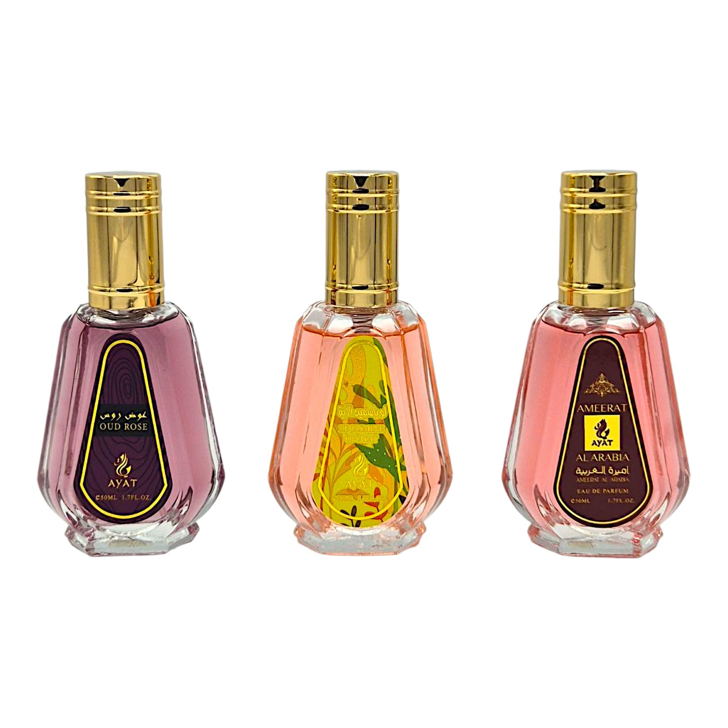 Ayat Parfum 50ml Ameerat Al Arabia, Oud Rose Le Jasmine Eau de Parfum 1 Stk.