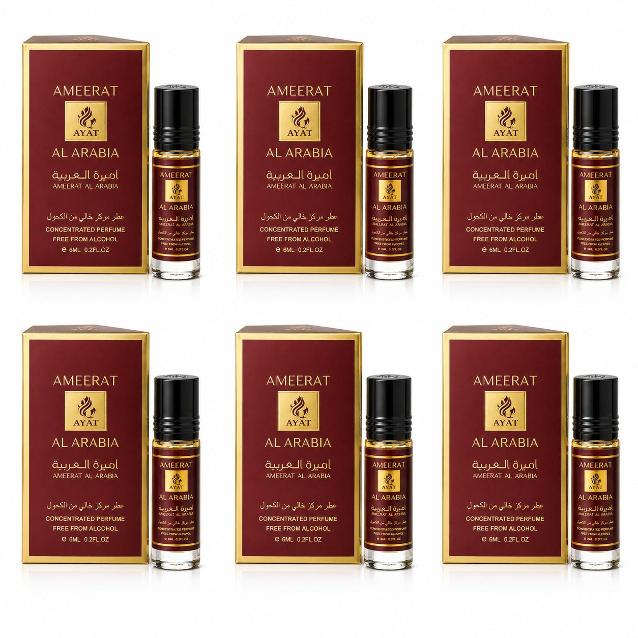 Ayat Ameerat Al Arabia Parfümöl 6ml mit Bergamotte und weißem Moschus