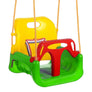 3-in-1 Kinderschaukel – Babyschaukel mit Rückenlehne & Sicherheitsbügel Grün