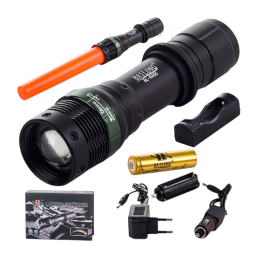 Bailong taktische LED-Taschenlampe Zoom Cree XML-T6 BL8455