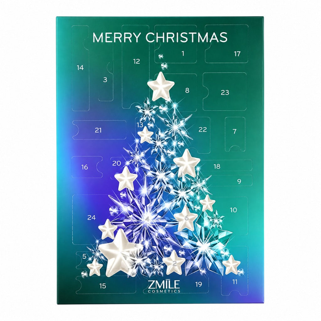 ZMILE Cosmetics Beauty Adventskalender Crystal Teal Time – 24 vegane Make-up-Überraschungen für Damen, Teal und Berry – Bild 3