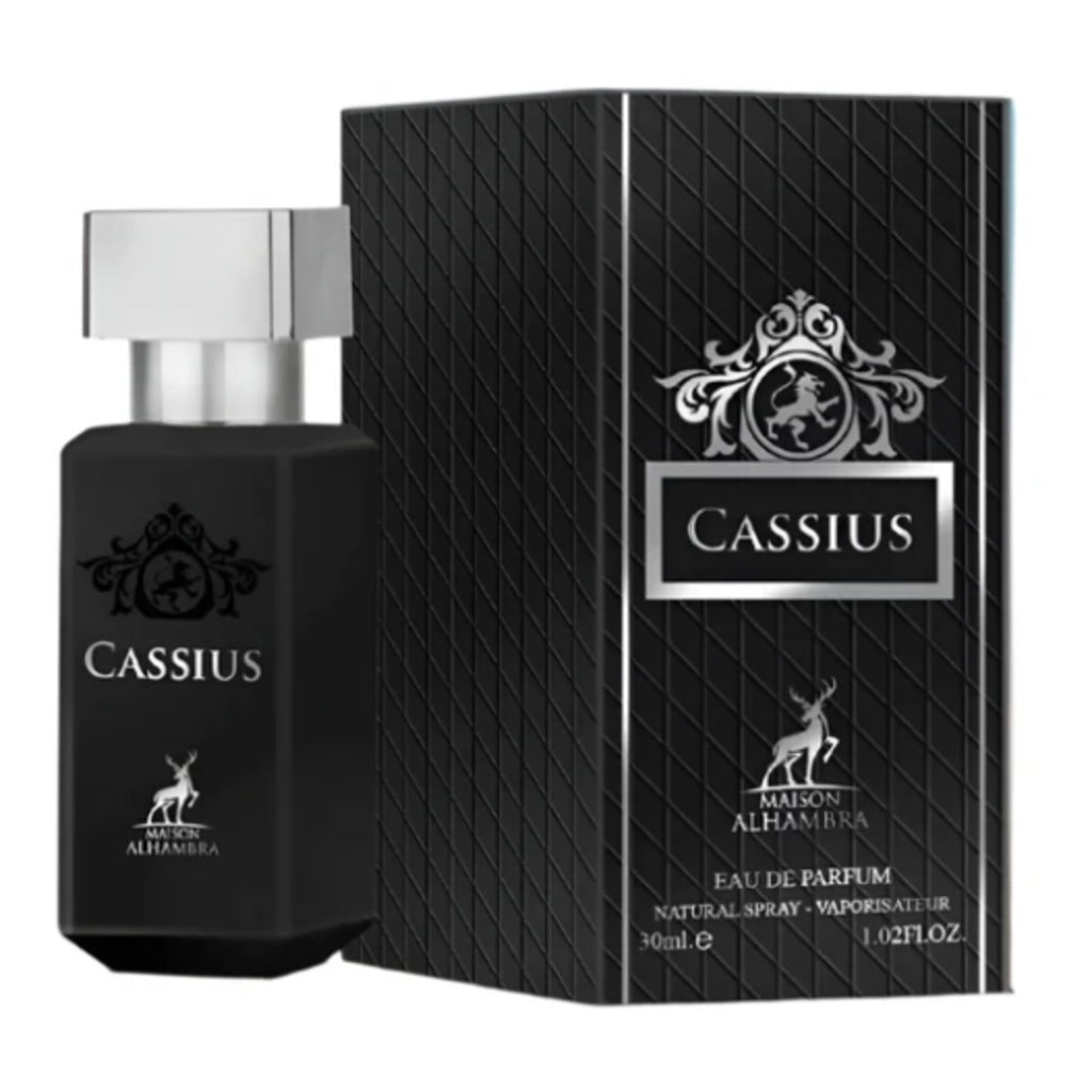 Maison Alhambra Cassius Eau de Parfum 100 ml – orientalisch würziger Herrenduft mit Muskatnuss, Rose und Vanille