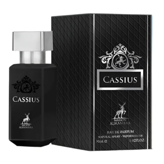 Maison Alhambra Cassius Eau de Parfum 100 ml – orientalisch würziger Herrenduft mit Muskatnuss, Rose und Vanille