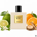 Rayhaan Cedrus Blanc Eau de Parfum 100 ml – frischer Unisex-Duft mit Bergamotte, Orange und Zedernholz – Duftnoten