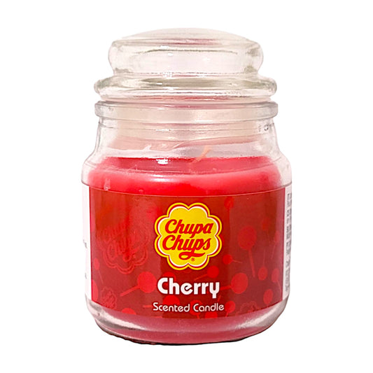 Chupa Chups Kerze im Glas Cherry Duftkerze 85g