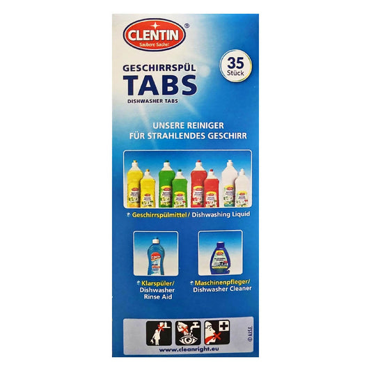 Clentin Geschirrspültabs 7in1 - 35 stk 700g